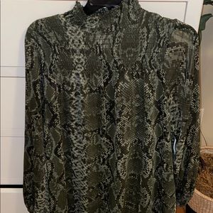 Flowy Snake Skin Dress